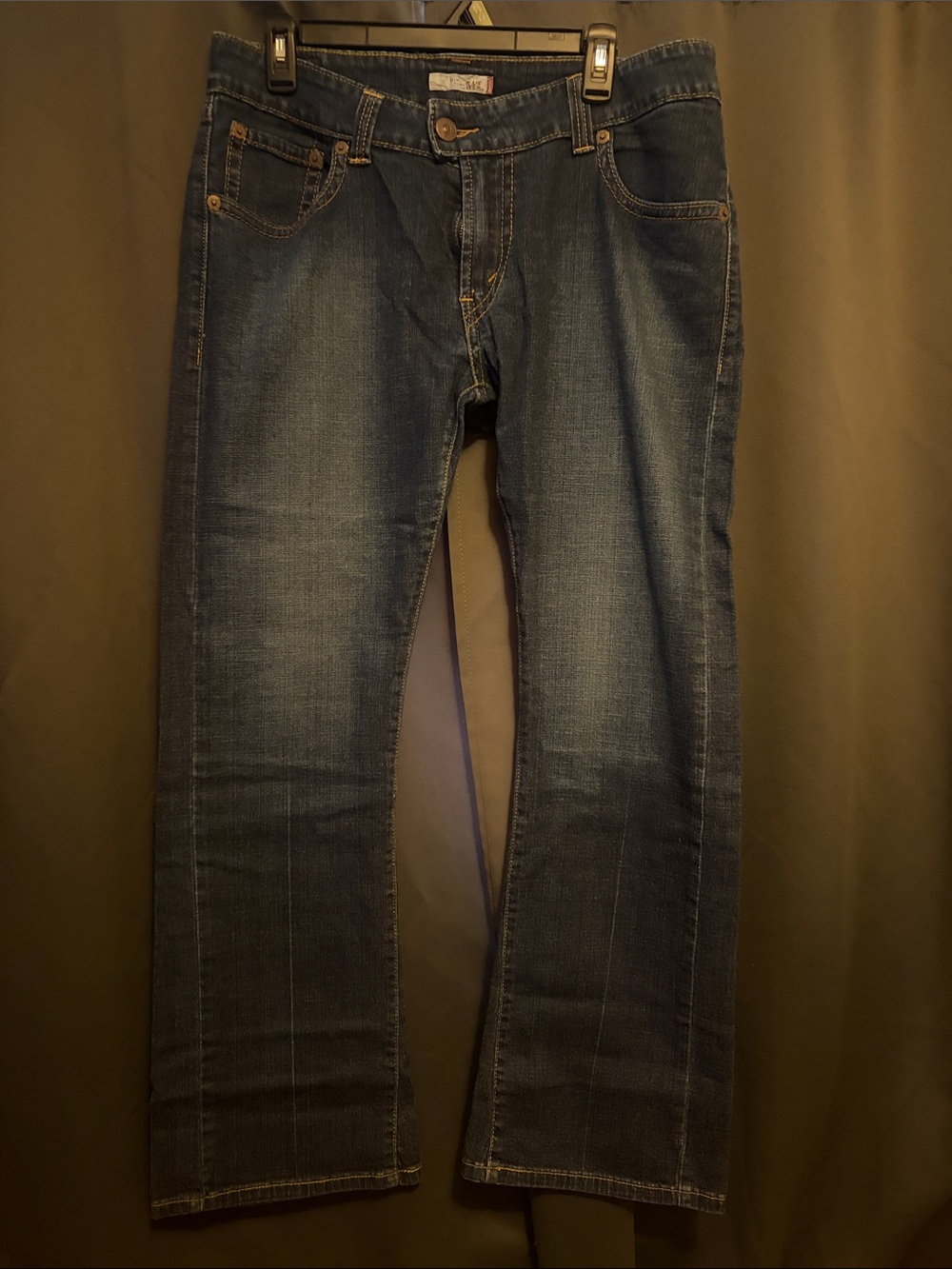Levi's Women Blue low flare 542 jeans